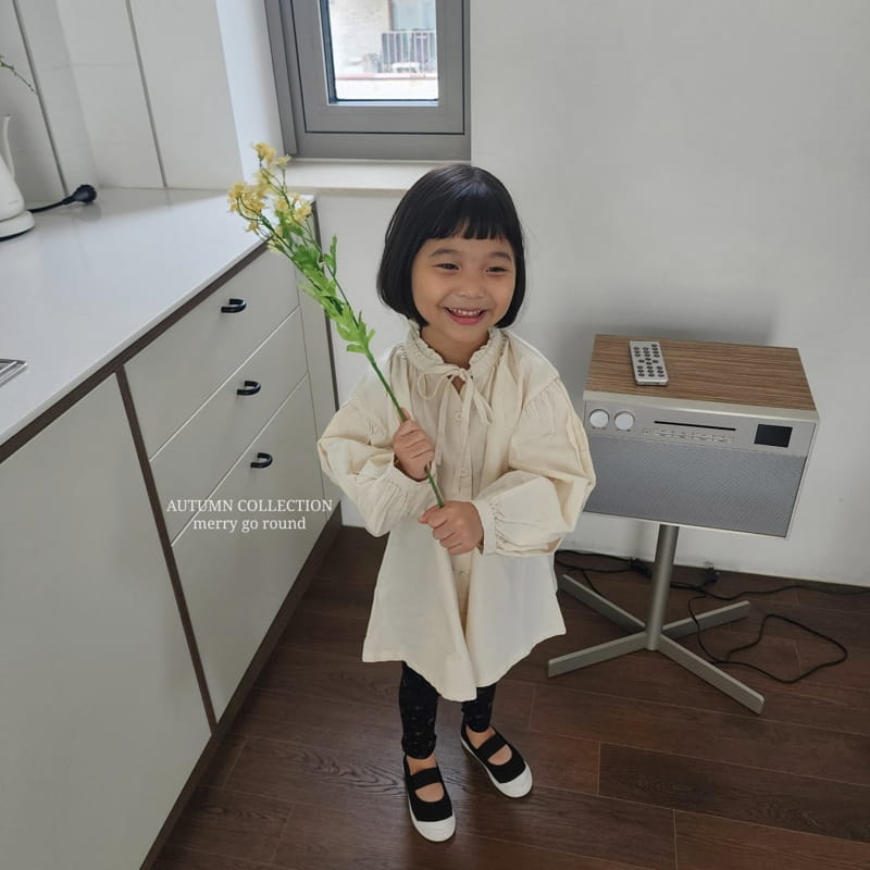Merry Go Round - Korean Children Fashion - #littlefashionista - Ribbon Blouse - 10