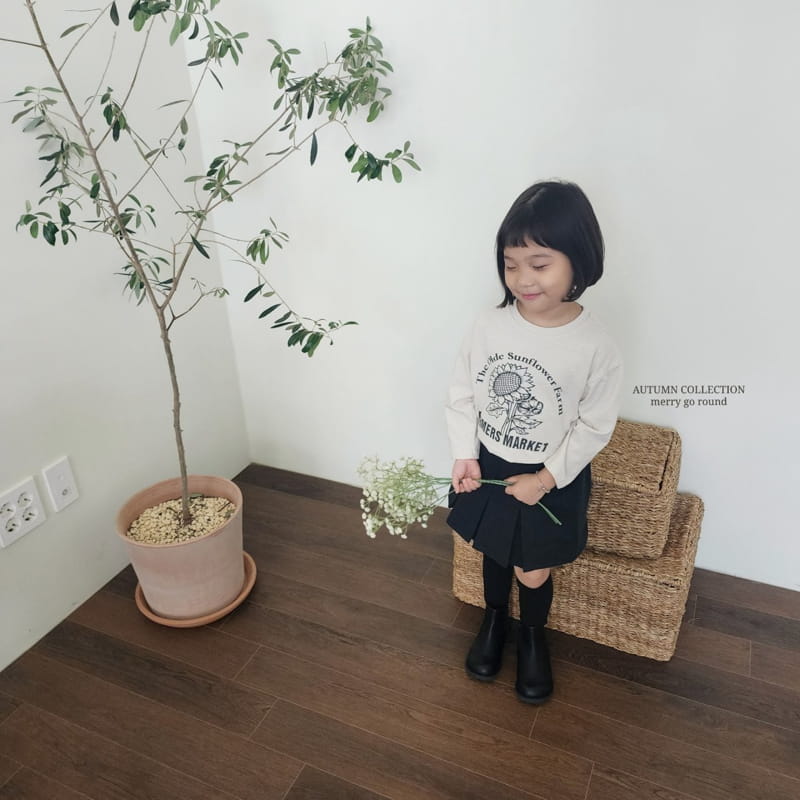 Merry Go Round - Korean Children Fashion - #magicofchildhood - Sun Flower Tee - 9
