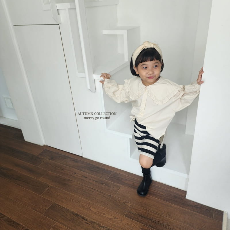 Merry Go Round - Korean Children Fashion - #magicofchildhood - Frill bLouse - 2