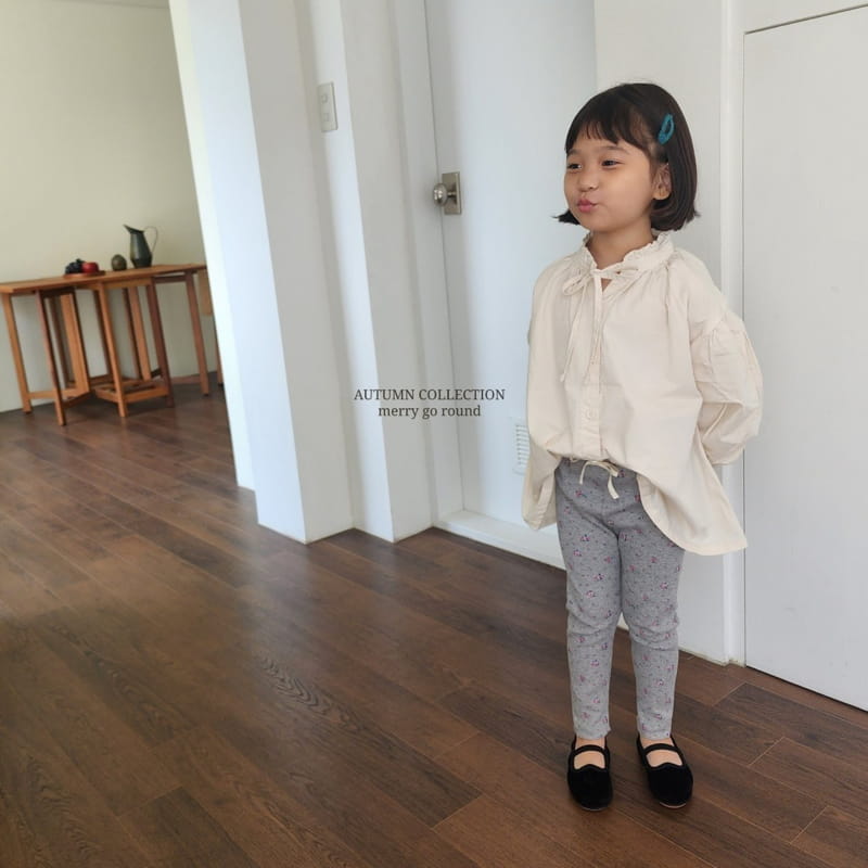 Merry Go Round - Korean Children Fashion - #minifashionista - Waffle Leggings - 6
