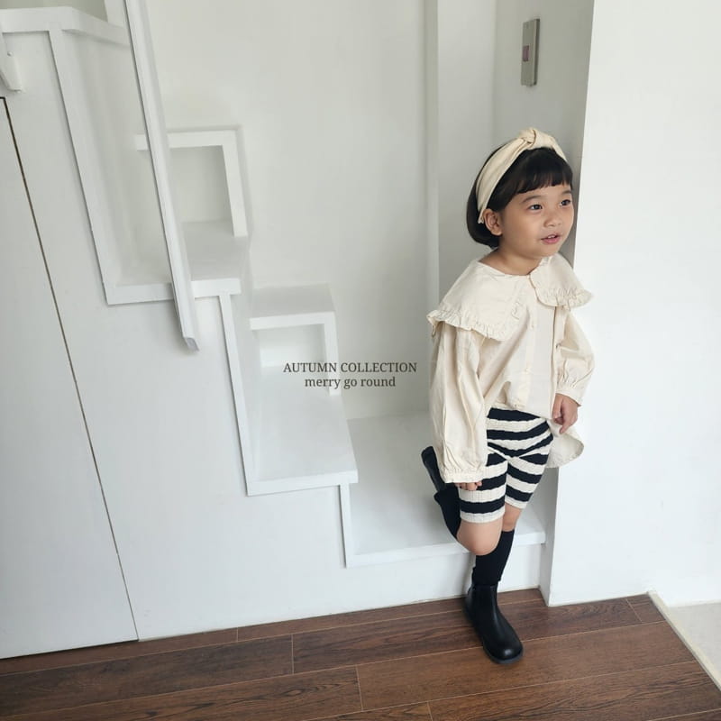 Merry Go Round - Korean Children Fashion - #stylishchildhood - Frill bLouse - 7