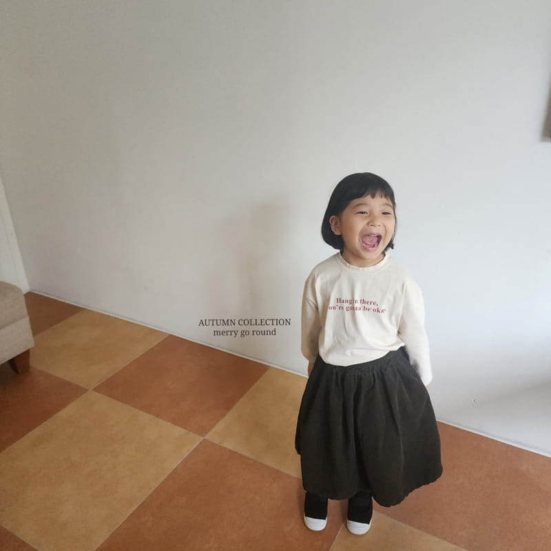 Merry Go Round - Korean Children Fashion - #todddlerfashion - Rib Skirt - 7