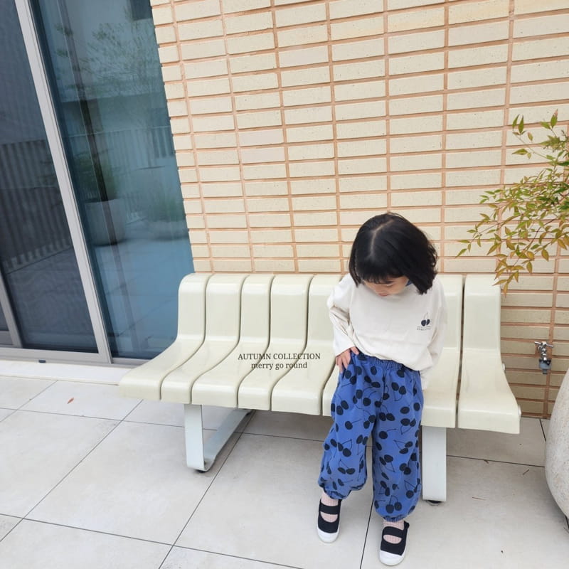 Merry Go Round - Korean Children Fashion - #toddlerclothing - Cherry Set - 11