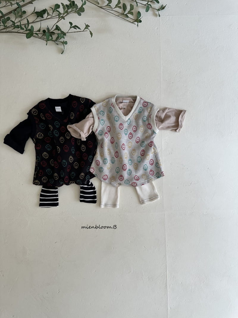 Mienbloom B - Korean Baby Fashion - #babyboutique - Smile Knit Bodysuit - 3
