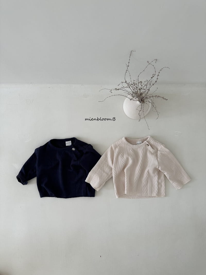 Mienbloom B - Korean Baby Fashion - #babyboutiqueclothing - Cookie Knit Tee - 2