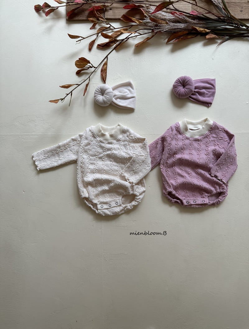 Mienbloom B - Korean Baby Fashion - #onlinebabyboutique - Eden Bodysuit - 3