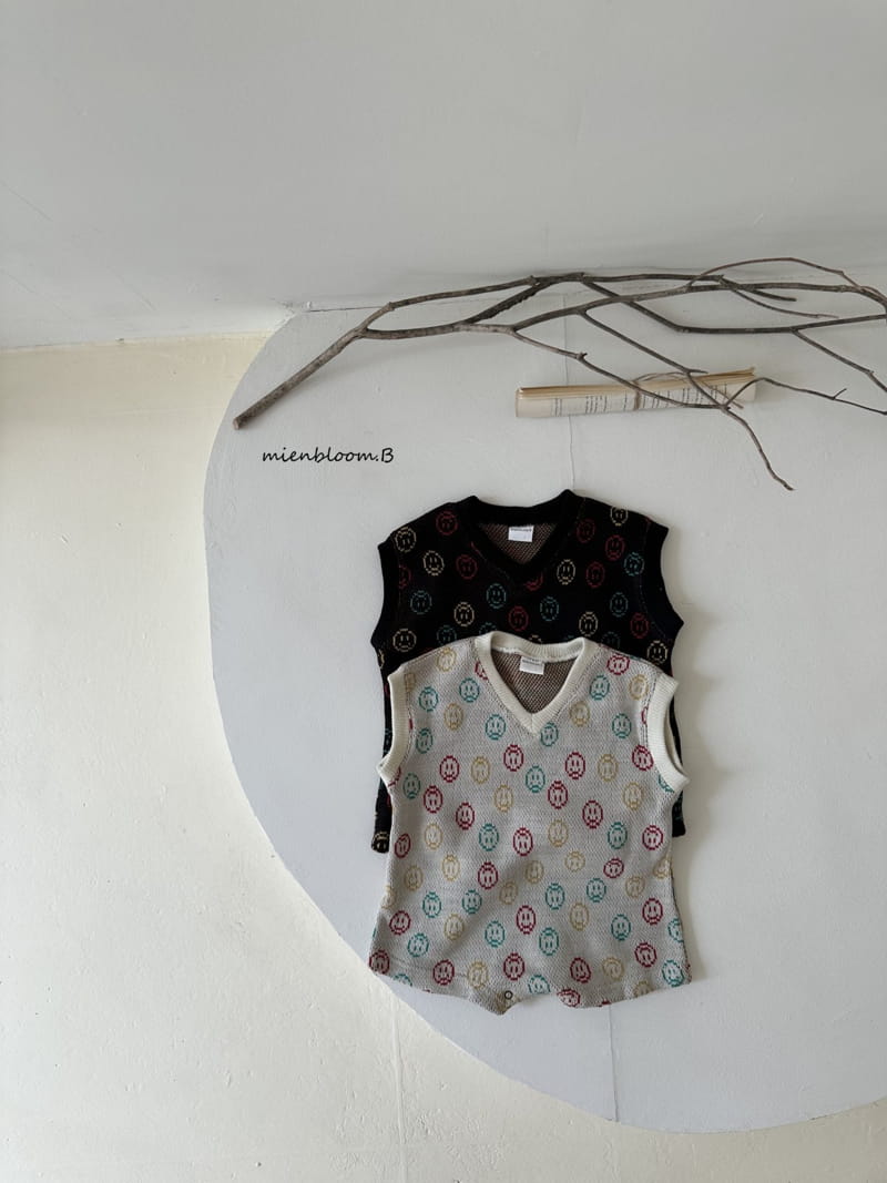 Mienbloom B - Korean Baby Fashion - #onlinebabyshop - Smile Knit Bodysuit - 2