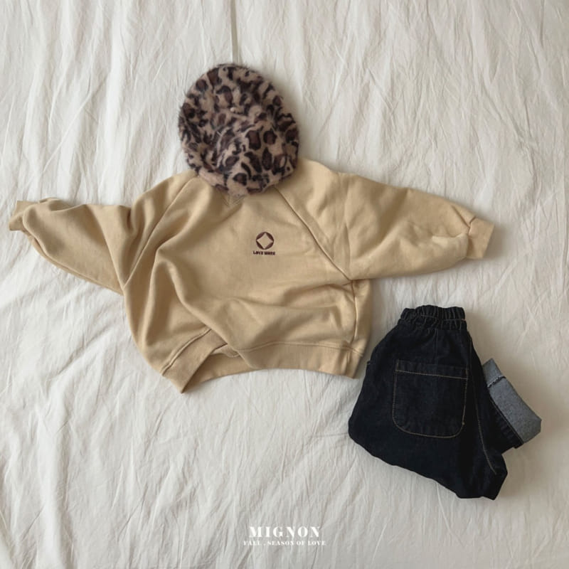 Mignon - Korean Children Fashion - #discoveringself - Love More Sweatshirt - 5