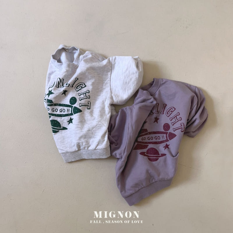 Mignon - Korean Children Fashion - #kidsshorts - Rocket Sweatshirt - 4