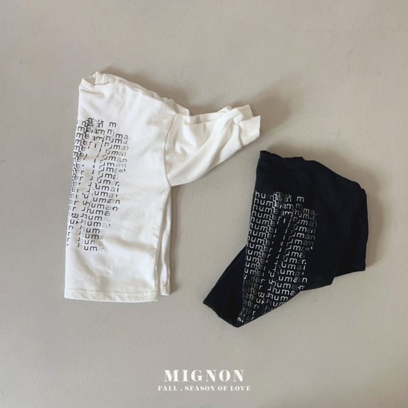 Mignon - Korean Children Fashion - #kidzfashiontrend - Alpabet Tee - 2