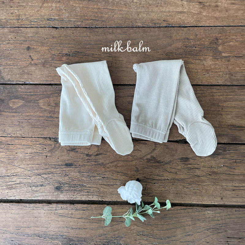 Milk Balm - Korean Baby Fashion - #babyoninstagram - Bonbon Foot Leggings
