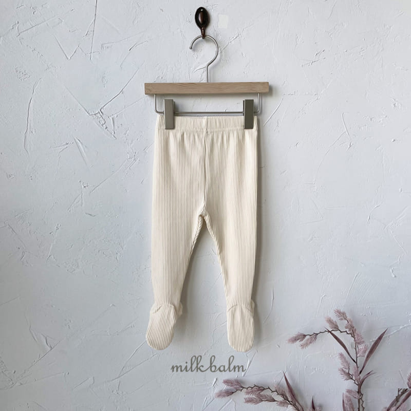 Milk Balm - Korean Baby Fashion - #babyootd - Bonbon Foot Leggings - 2