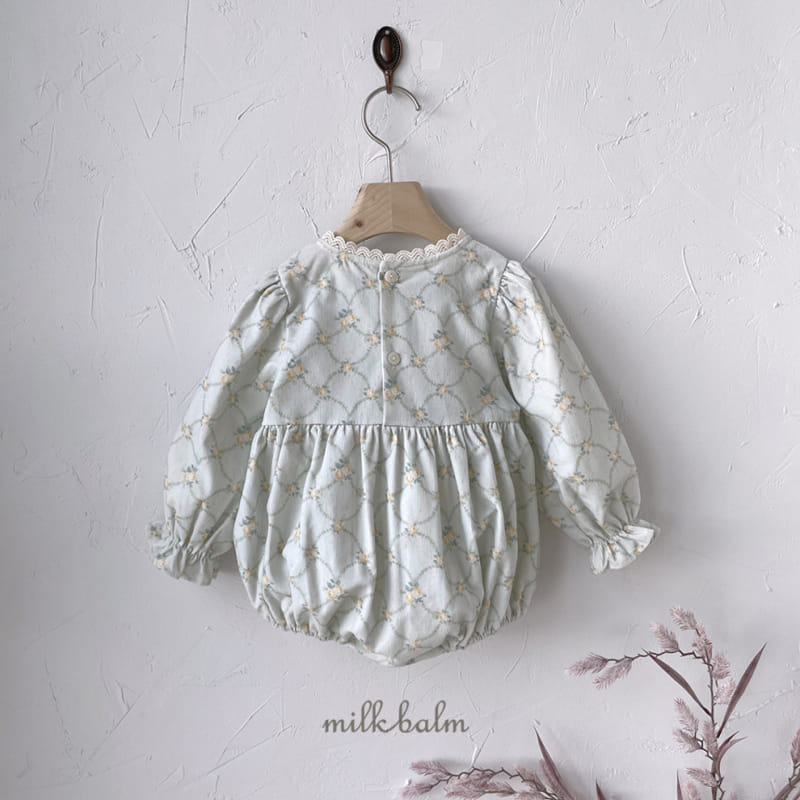 Milk Balm - Korean Baby Fashion - #babyoutfit - Rosie Bodysuit - 4