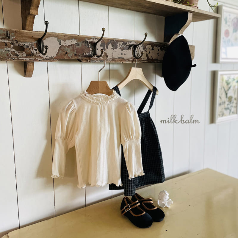 Milk Balm - Korean Children Fashion - #prettylittlegirls - Swan Dungaress Skirt - 3