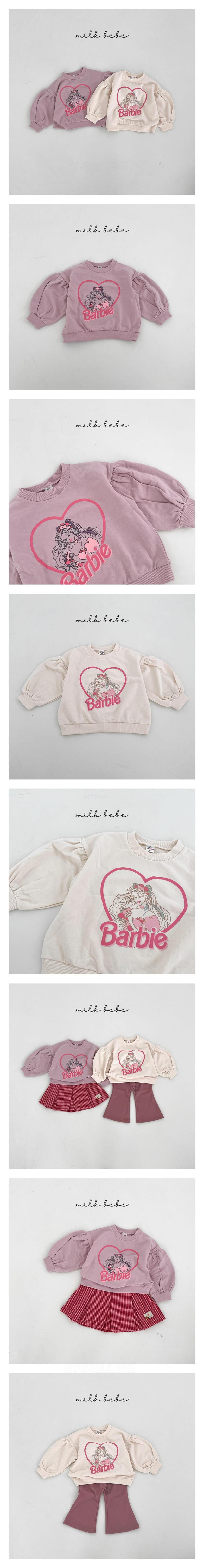 Milk Bebe - Korean Children Fashion - #designkidswear - Barbie Tee