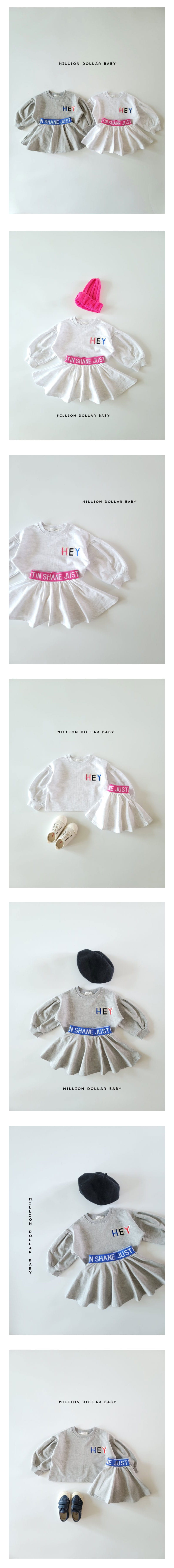 Million Dollar Baby - Korean Children Fashion - #childofig - Hey Shirring Sweatshirt