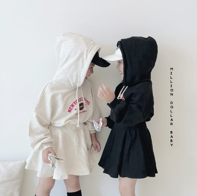 Million Dollar Baby - Korean Children Fashion - #kidsshorts - Rugby Crop Hoody - 3