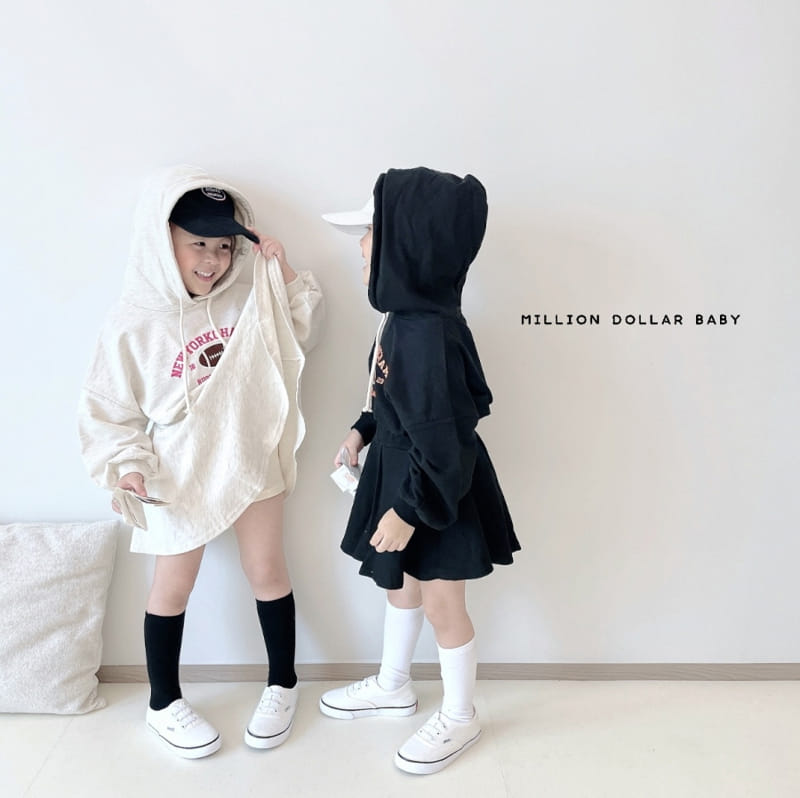 Million Dollar Baby - Korean Children Fashion - #kidsshorts - Rugby Crop Hoody - 4