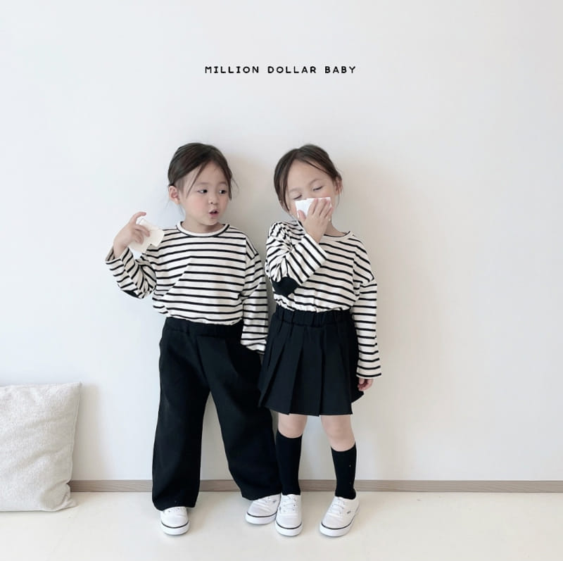 Million Dollar Baby - Korean Children Fashion - #kidsstore - Wrinkle Skirt - 2
