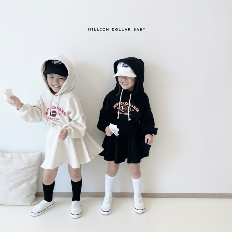 Million Dollar Baby - Korean Children Fashion - #kidzfashiontrend - Rugby Crop Hoody - 5