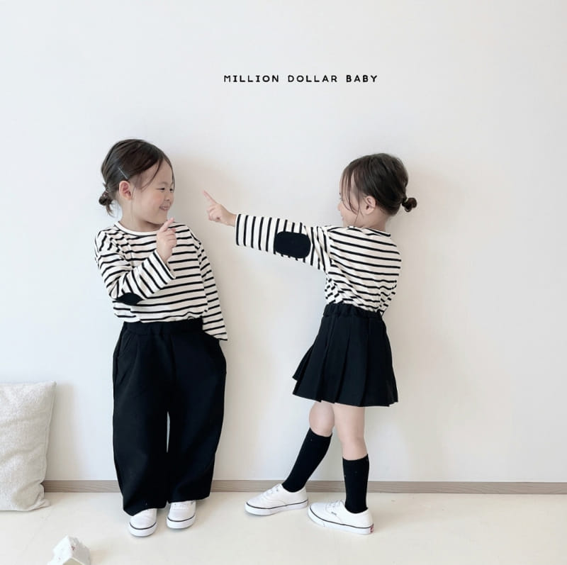 Million Dollar Baby - Korean Children Fashion - #kidsstore - Stripes Tee - 4