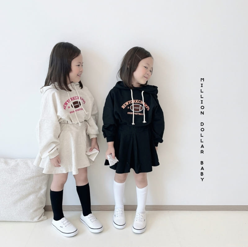 Million Dollar Baby - Korean Children Fashion - #littlefashionista - Rugby Crop Hoody - 7