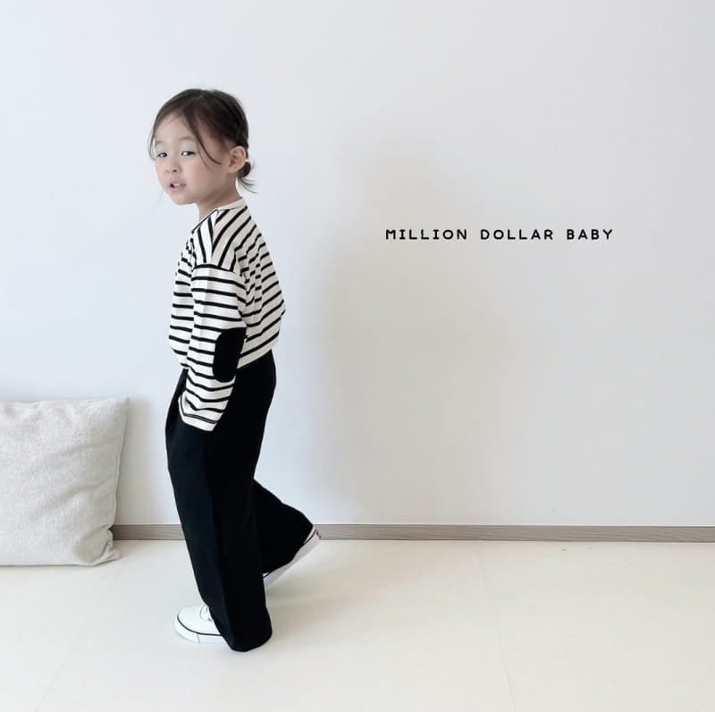 Million Dollar Baby - Korean Children Fashion - #littlefashionista - Stripes Tee - 6