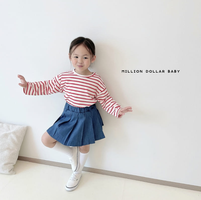 Million Dollar Baby - Korean Children Fashion - #magicofchildhood - Wrinkle Skirt - 6