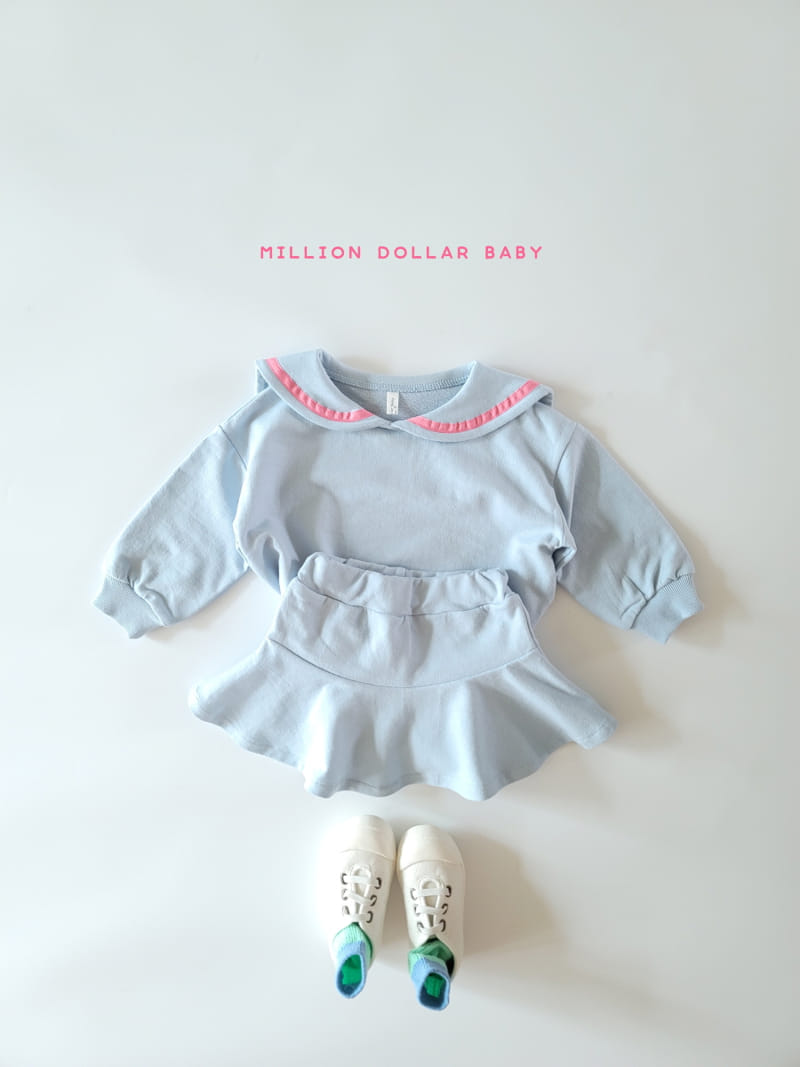Million Dollar Baby - Korean Children Fashion - #minifashionista - Sailor Top Bottom SET - 10