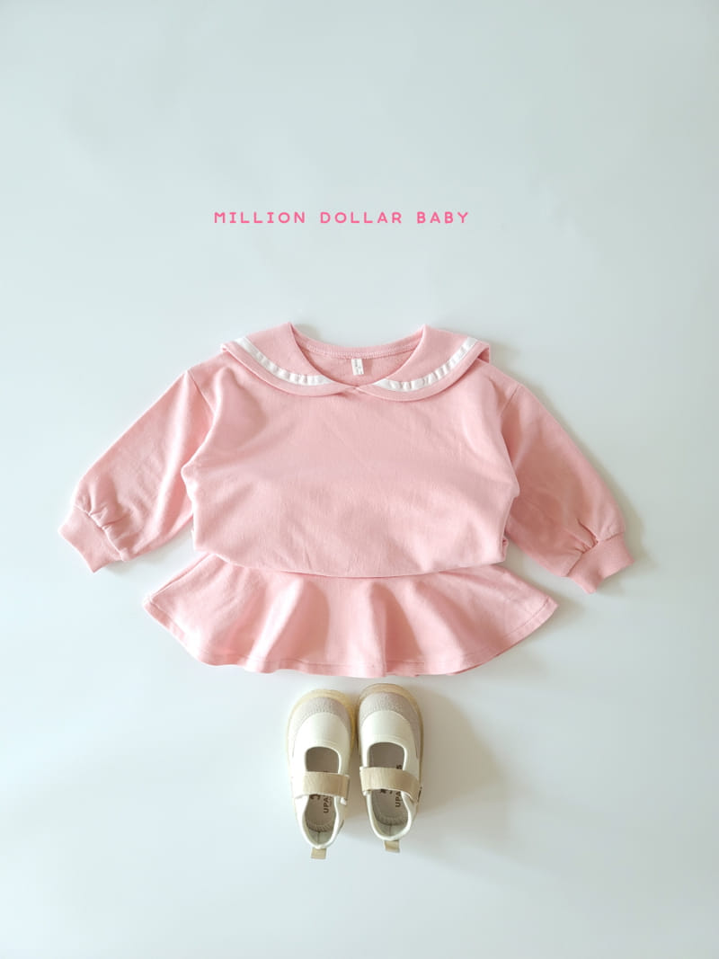 Million Dollar Baby - Korean Children Fashion - #prettylittlegirls - Sailor Top Bottom SET - 11