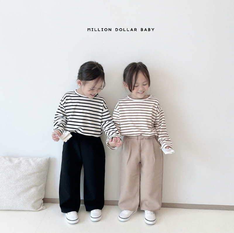 Million Dollar Baby - Korean Children Fashion - #stylishchildhood - Wrinkle Pants - 9