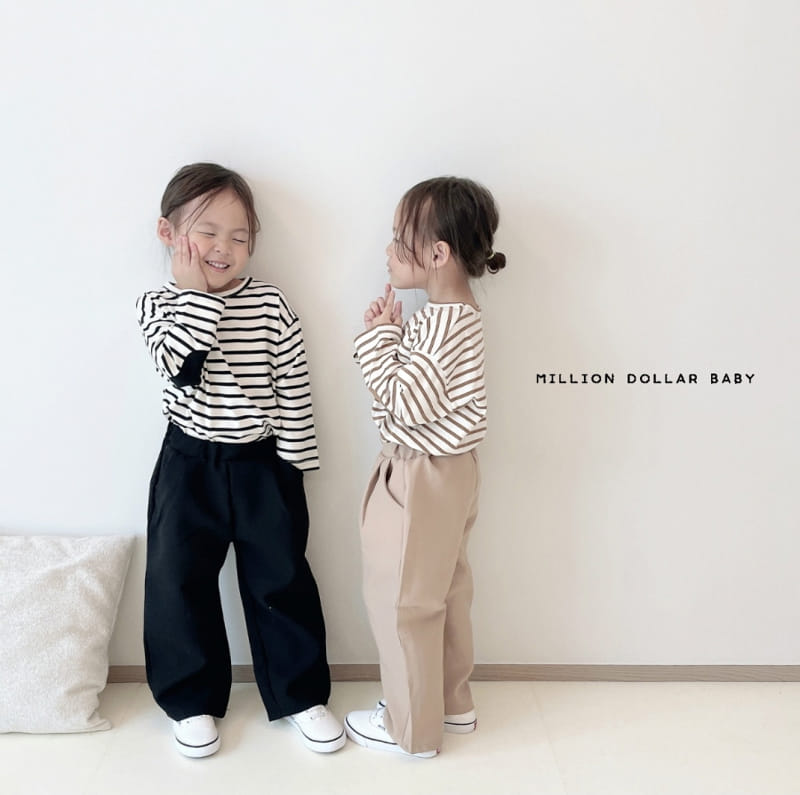 Million Dollar Baby - Korean Children Fashion - #todddlerfashion - Wrinkle Pants - 7