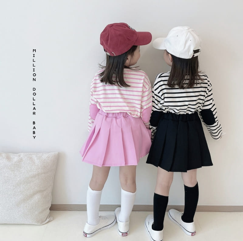 Million Dollar Baby - Korean Children Fashion - #toddlerclothing - Wrinkle Skirt - 10
