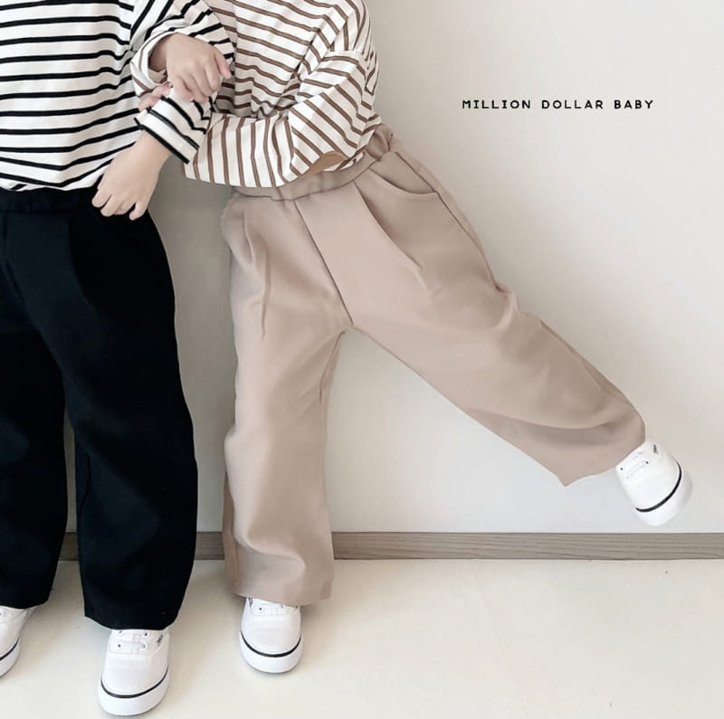 Million Dollar Baby - Korean Children Fashion - #toddlerclothing - Wrinkle Pants - 8