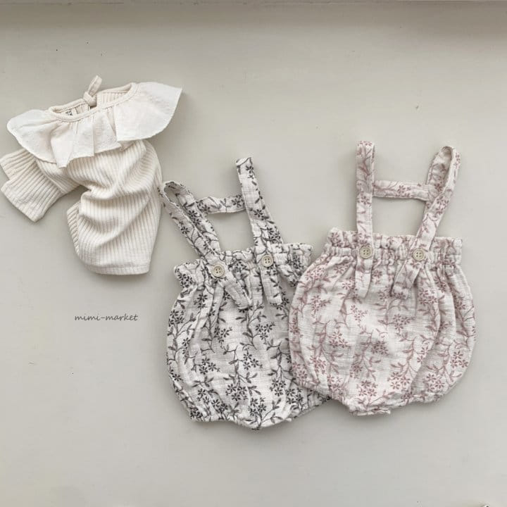 Mimi Market - Korean Baby Fashion - #babyboutique - Botani Dungarees
