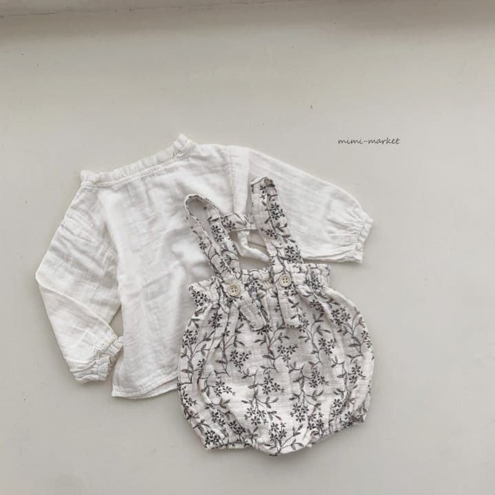 Mimi Market - Korean Baby Fashion - #babyoninstagram - Botani Dungarees - 9