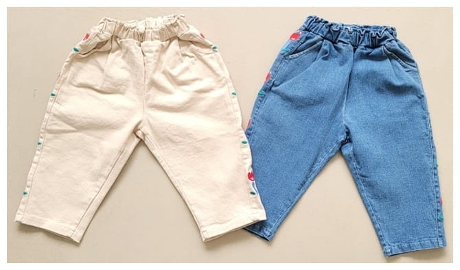 Mimico - Korean Children Fashion - #Kfashion4kids - Denim Pants