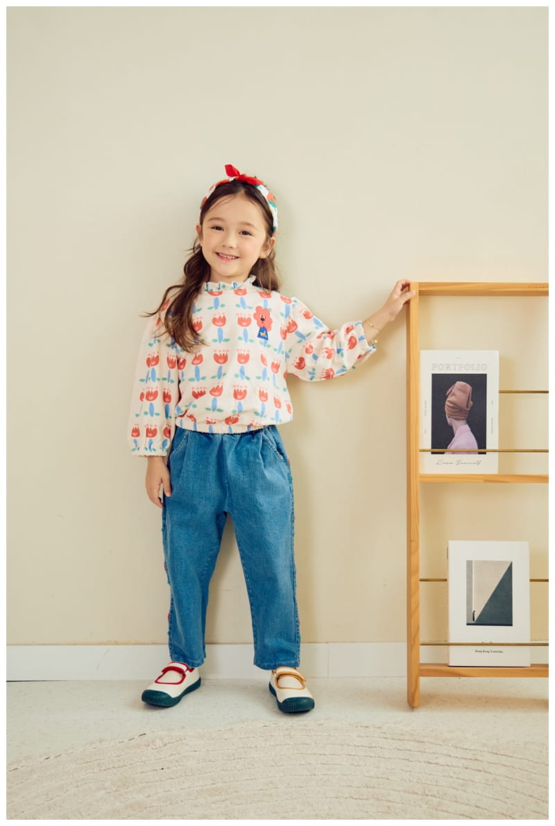 Mimico - Korean Children Fashion - #childofig - Flower Tee - 6