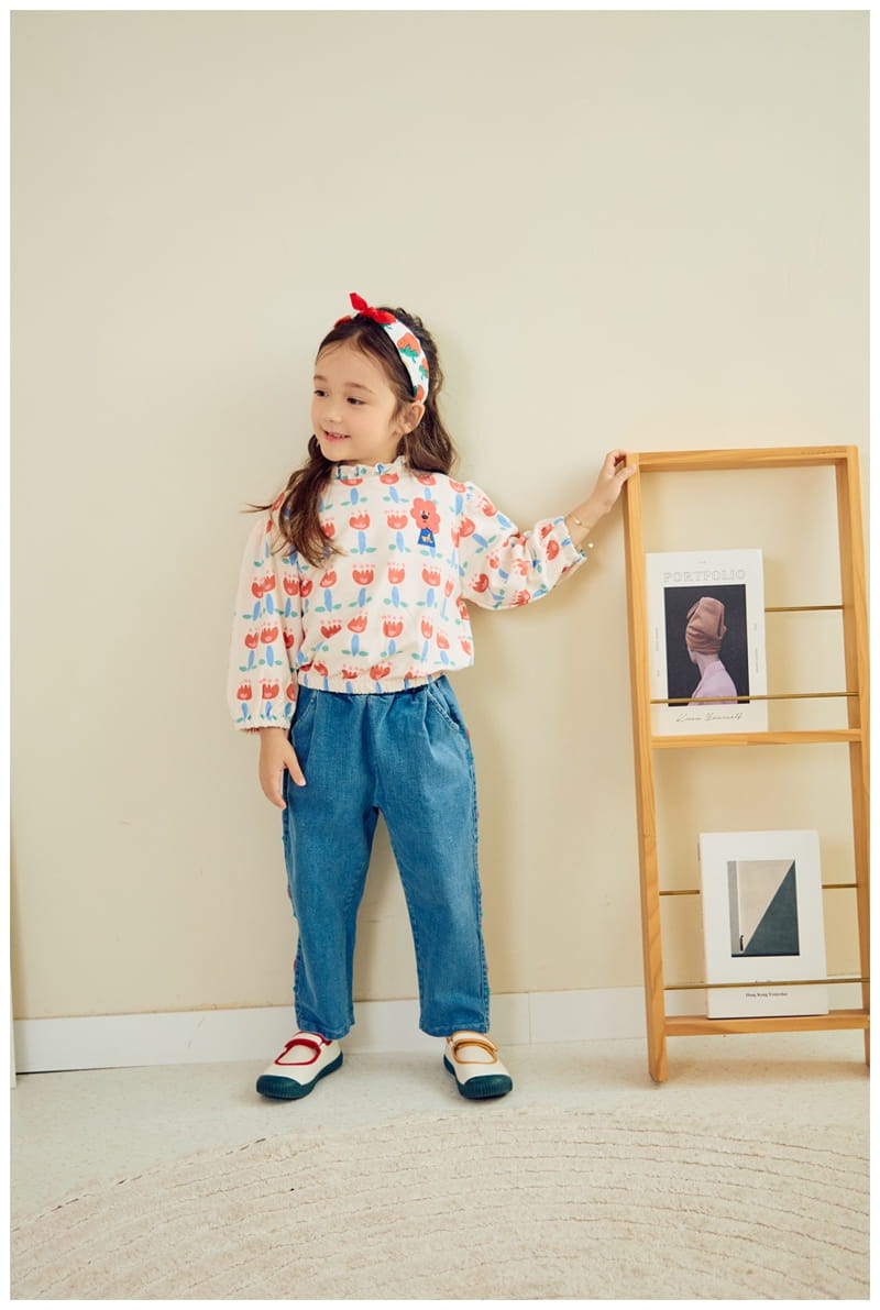 Mimico - Korean Children Fashion - #childrensboutique - Flower Tee - 7