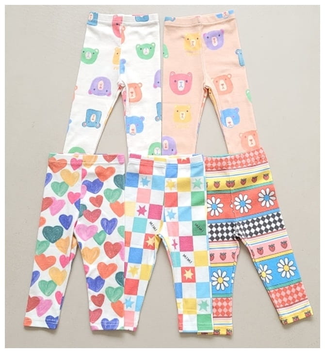 Mimico - Korean Children Fashion - #childrensboutique - Pattern Mimi Leggings