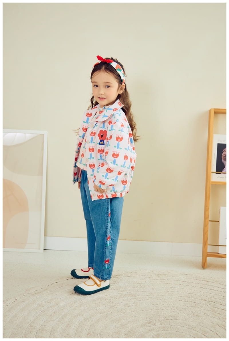 Mimico - Korean Children Fashion - #kidsshorts - Flower Tee - 11
