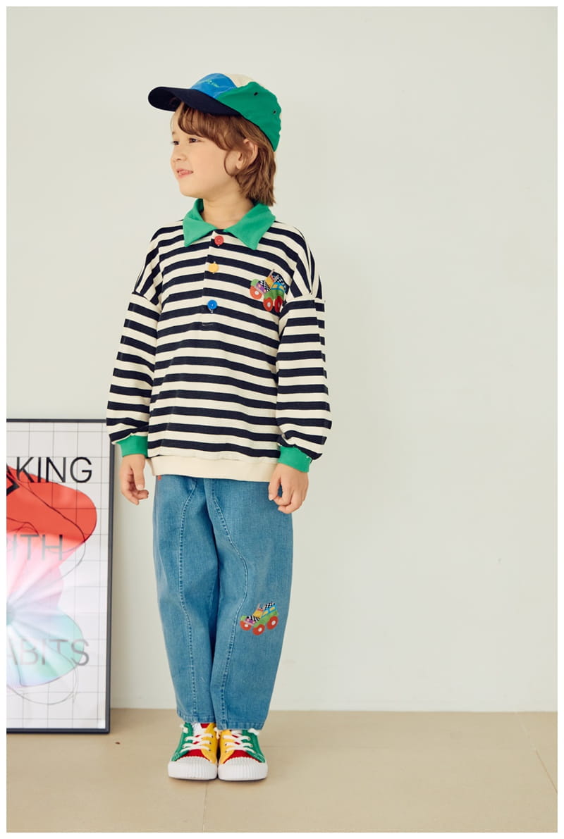 Mimico - Korean Children Fashion - #kidsstore - Collar Tee - 3