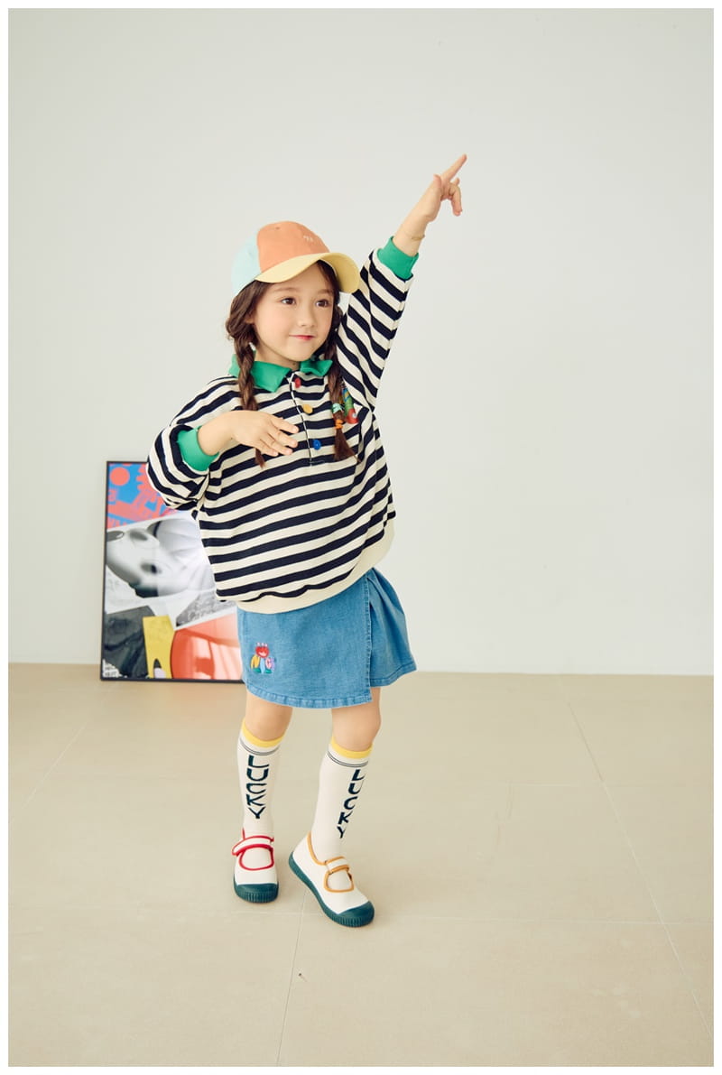 Mimico - Korean Children Fashion - #kidsstore - Collar Tee - 4