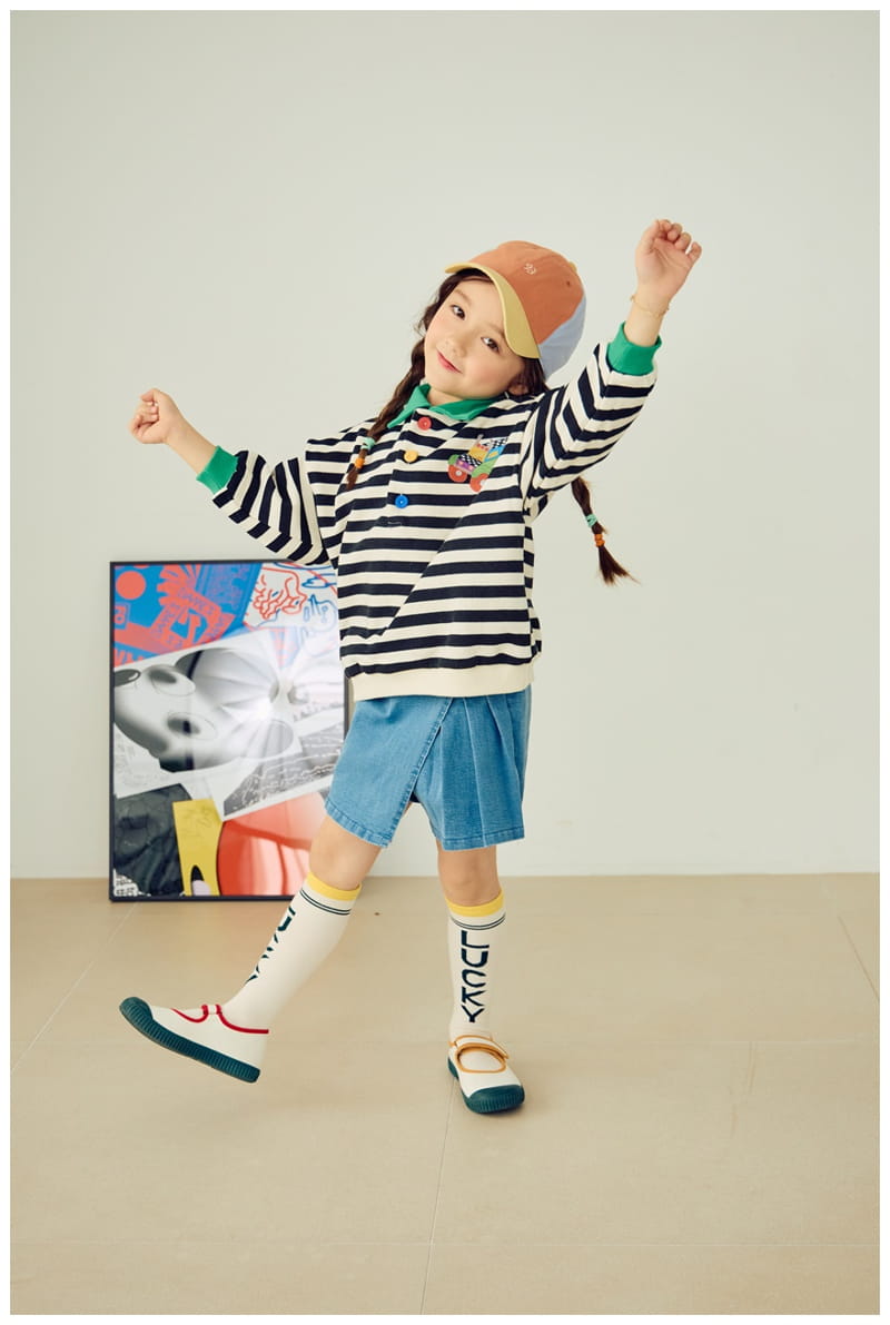 Mimico - Korean Children Fashion - #magicofchildhood - Collar Tee - 7