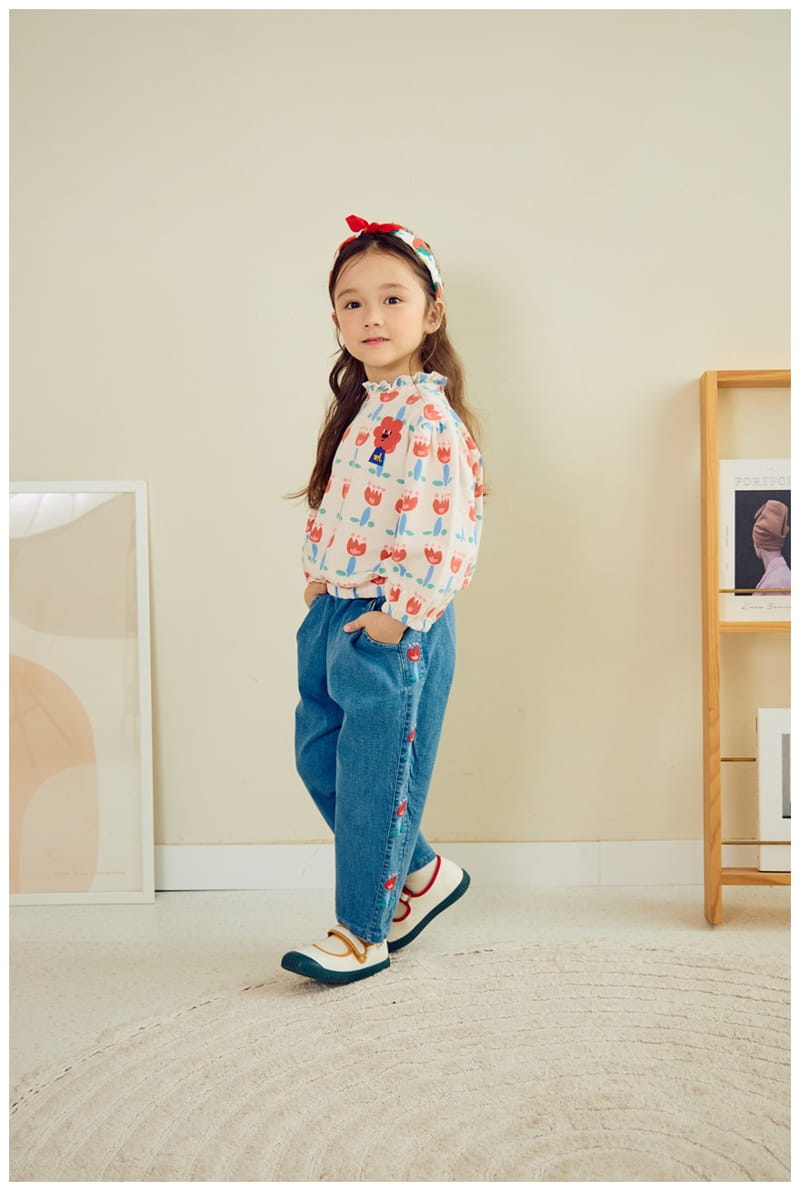 Mimico - Korean Children Fashion - #magicofchildhood - Denim Pants - 4