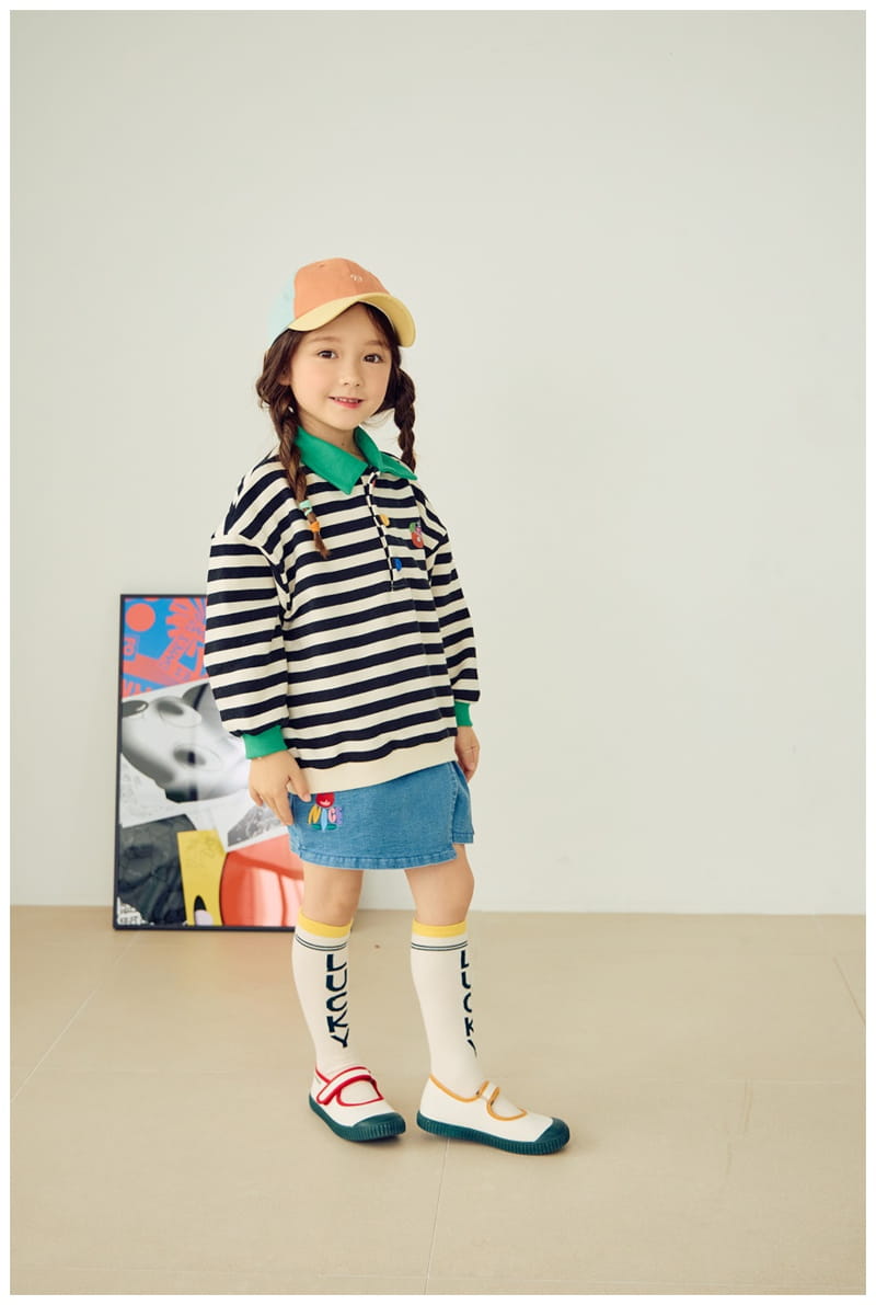 Mimico - Korean Children Fashion - #minifashionista - Collar Tee - 8