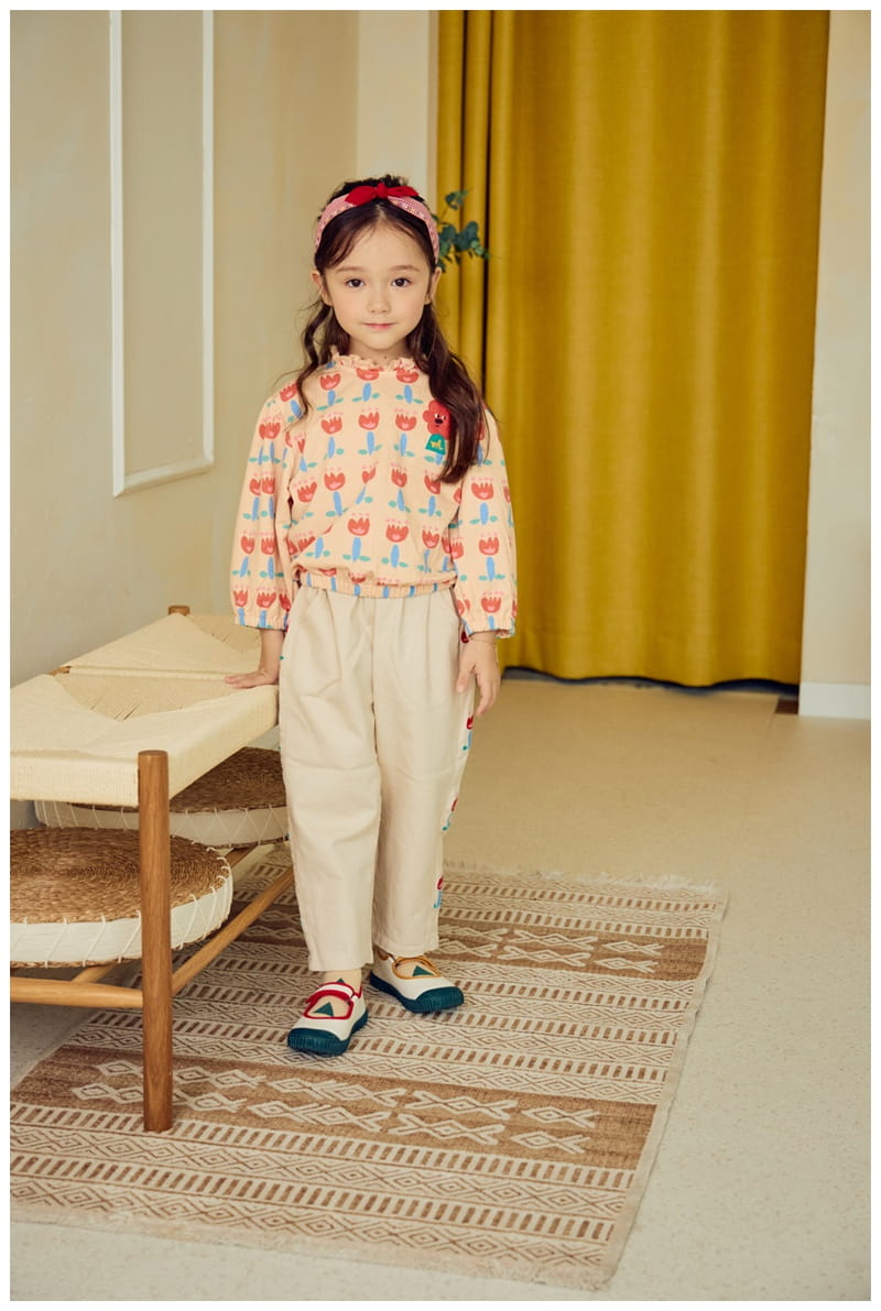 Mimico - Korean Children Fashion - #prettylittlegirls - Flower Pants - 3