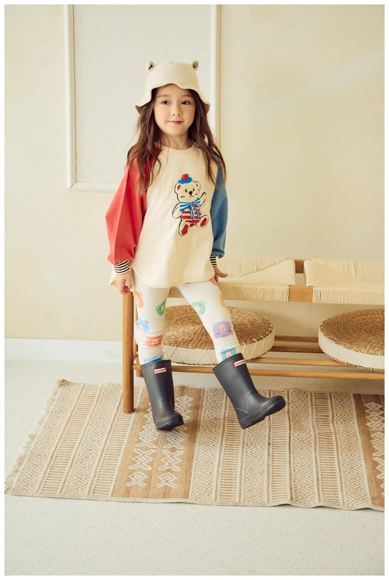 Mimico - Korean Children Fashion - #stylishchildhood - Elly Bear Tee - 2