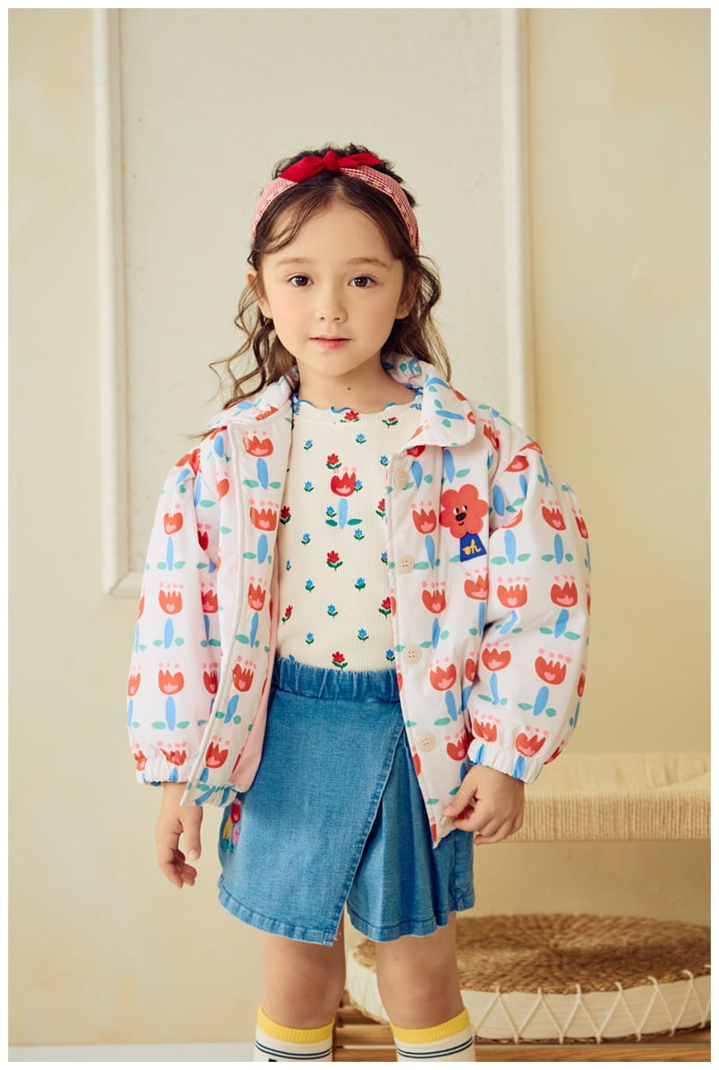 Mimico - Korean Children Fashion - #todddlerfashion - Flower Jumper - 7