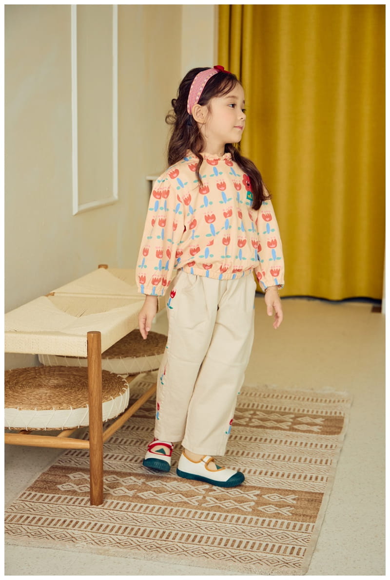 Mimico - Korean Children Fashion - #toddlerclothing - Flower Pants - 5